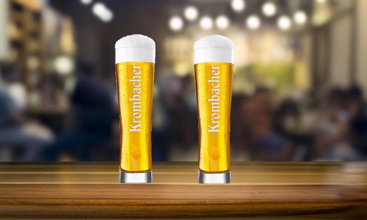 Krombacher Bierglas 30 cl